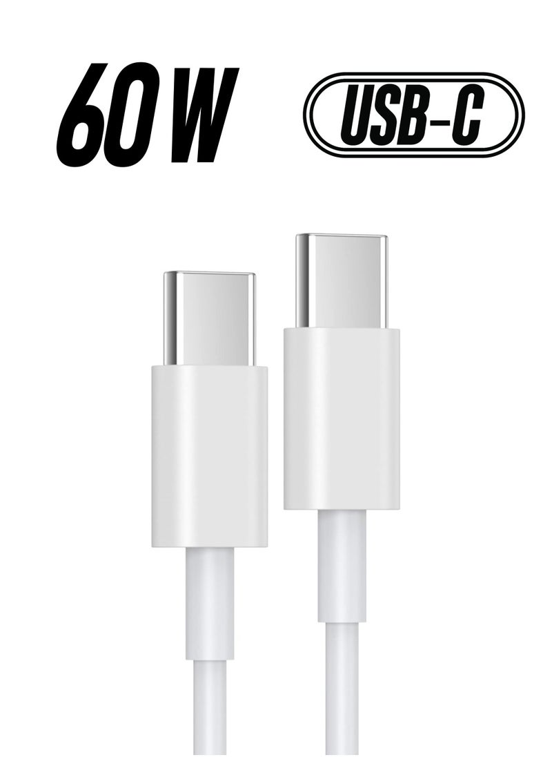 GUDOO - USB C to USB C Charger Cable 60W, for Apple iphone 15 Charger Cable 1.8M, Fast Charging Type C Lead for iphone 15/Plus/Pro/Pro Max, for MacBook Pro 2021, for iPad Pro/iPad Air/iPad Mini - Image 1