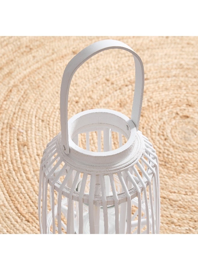 Home Box Willa Willow Lantern with Glass Votive 12.5 x 50 x 12.5 cm  - Image 3