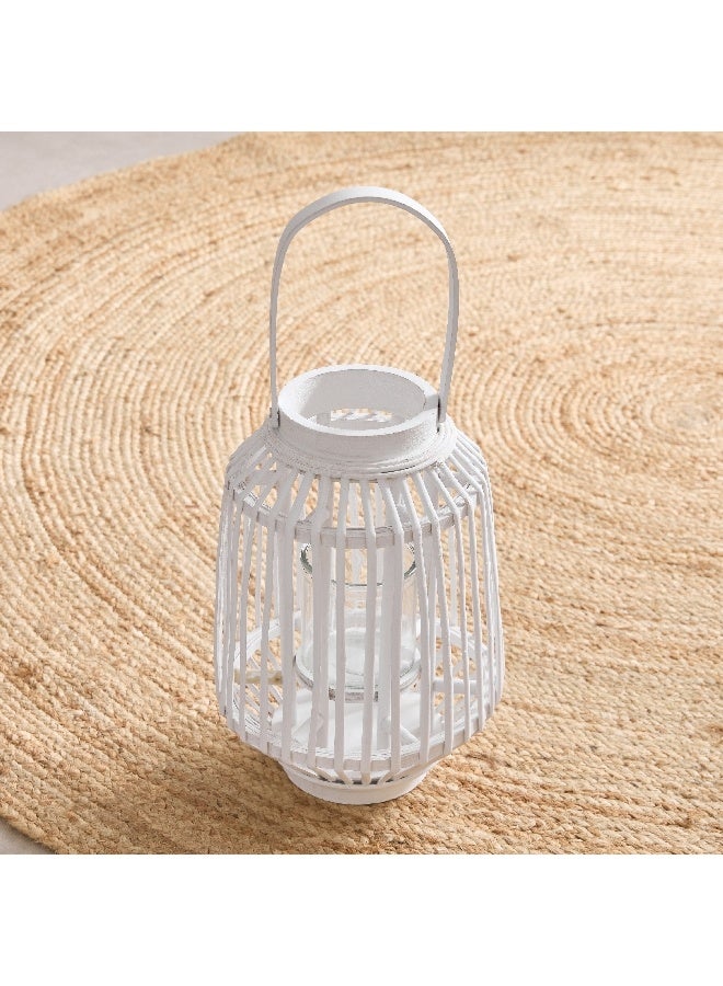 Home Box Willa Willow Lantern with Glass Votive 12.5 x 50 x 12.5 cm  - Image 2