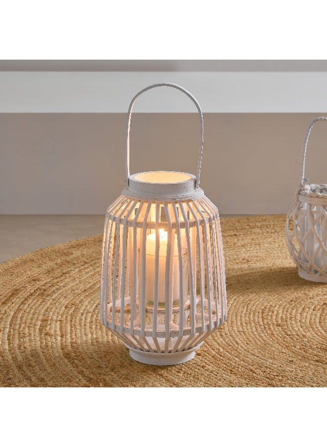 Home Box Willa Willow Lantern with Glass Votive 12.5 x 50 x 12.5 cm  - Image 4