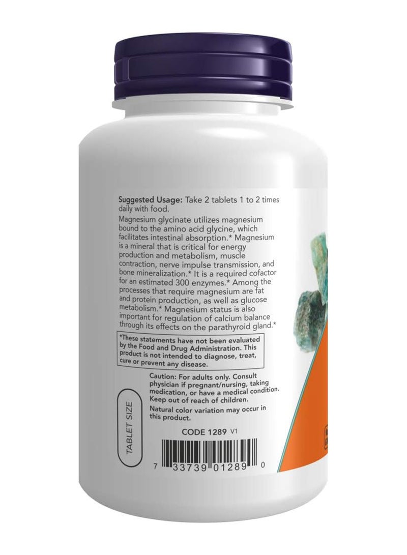 now Foods Magnesium Glycinate (180 Tablets) - Image 3