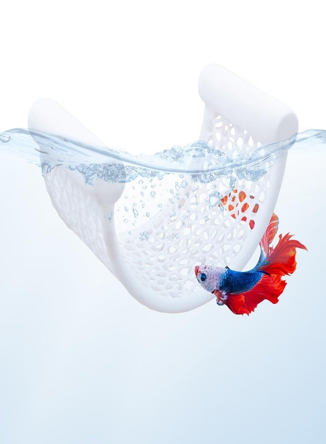 BingegePet Betta Fish Tank Accessories, Floating Plastic Rest Hammock Platform, Aquarium Decor, Betta Fish Hammock, Floating Aquarium Habitat Accessories Decorations - Image 1