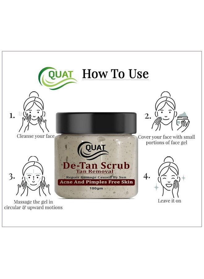 De-Tan Face Scrub For Natural Glowing And Pimple Free Skin For Men And Women(100 Gm) - pzsku/ZC852D08794EB2D440A30Z/45/_/1733730372/f11f78c2-8a52-40ee-9536-c4517726ab09