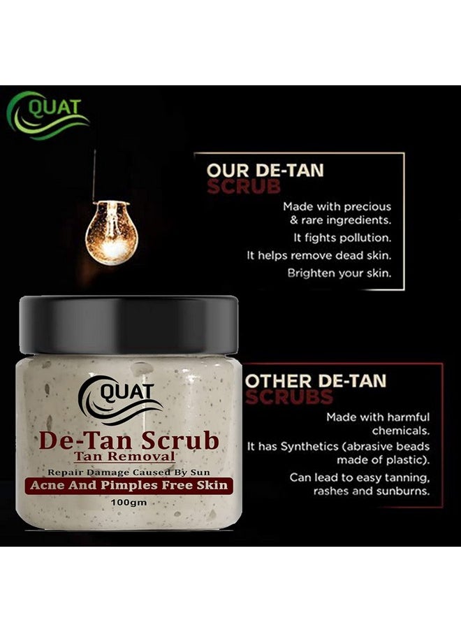 De-Tan Face Scrub For Natural Glowing And Pimple Free Skin For Men And Women(100 Gm) - pzsku/ZC852D08794EB2D440A30Z/45/_/1733730382/75e19d93-febb-487c-9489-f4242e3294f2