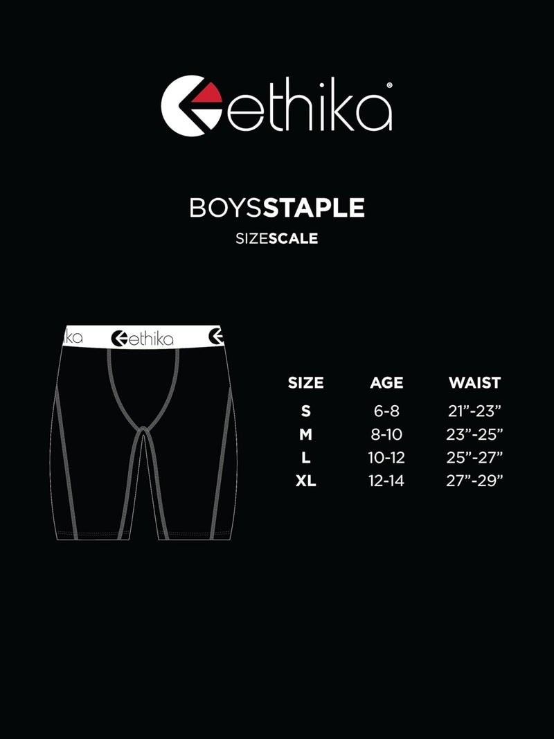 Ethika Boys Staple Boxer Brief | White OG - Image 4