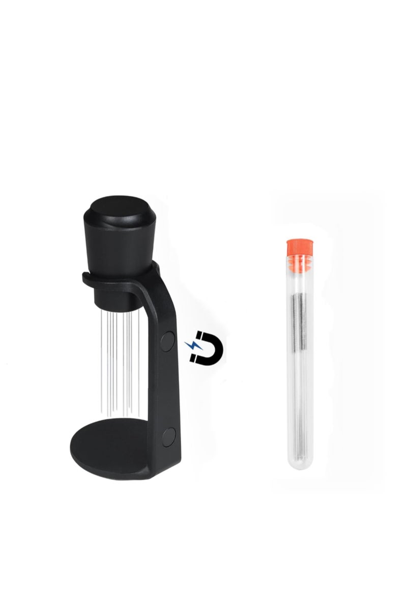 أداة WDT سوداء مطورة مزودة بمغناطيس قوي لماكينة إسبريسو بريفيل باريستا مع قطع غيار