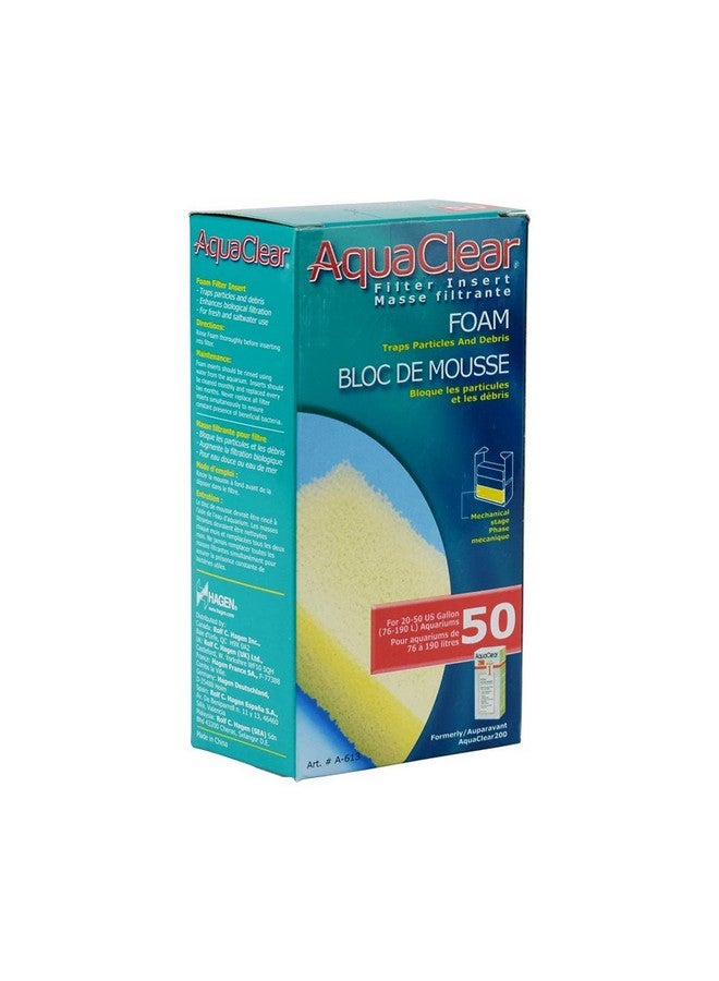Aquaclear Aqua Clear AquaClear 50 Foam Filter Insert, Aquarium Filter Replacement Media, A613 - Image 5