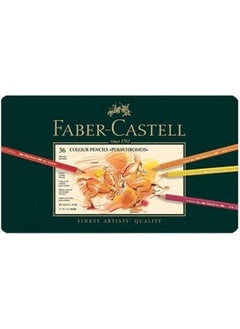 Faber Castell Polychromos Crayons 36 Colours Metal Box