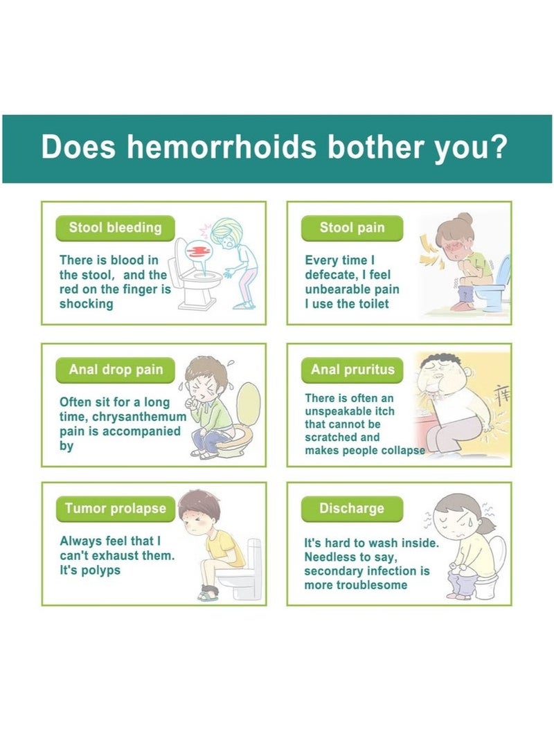 ساوث مون كبسولات البواسير تخفف حكة كبسولات البواسير الداخلية والخارجية المختلطة المهدئة - Image 2
