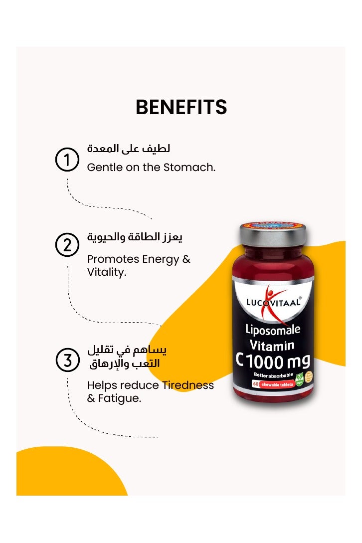 Lucovitaal Vitamine C 1000 mg Liposomaal 60 tablets - Image 3