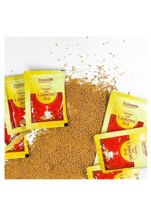 Korean Ginseng Tea Extra Strength Energy Performance Immune System Booster Natural Energy Stamina Blood Circulation And Mental Health Support 50 Bags