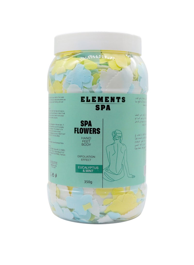 ELEMENTS SPA FLOWER EUCALYPTUS & MINT 350GRAMS