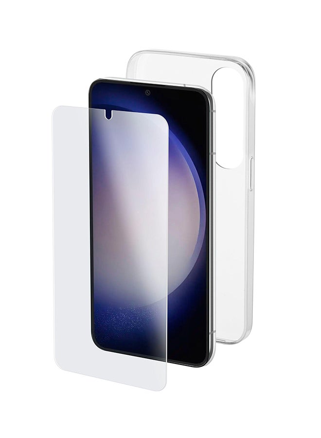 Cellularline Cellular Line Case With Screen Protection For Galaxy S24 Plus Clear - Image 1