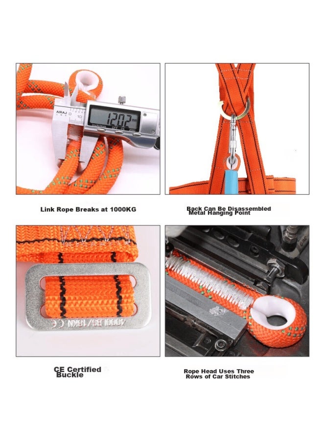 Golmud Geermu Five-point Safety Harness, High-alude Work, Full-body, Safety Rope, Gm859, Single Small Hook, 1.8 Meters - Image 2