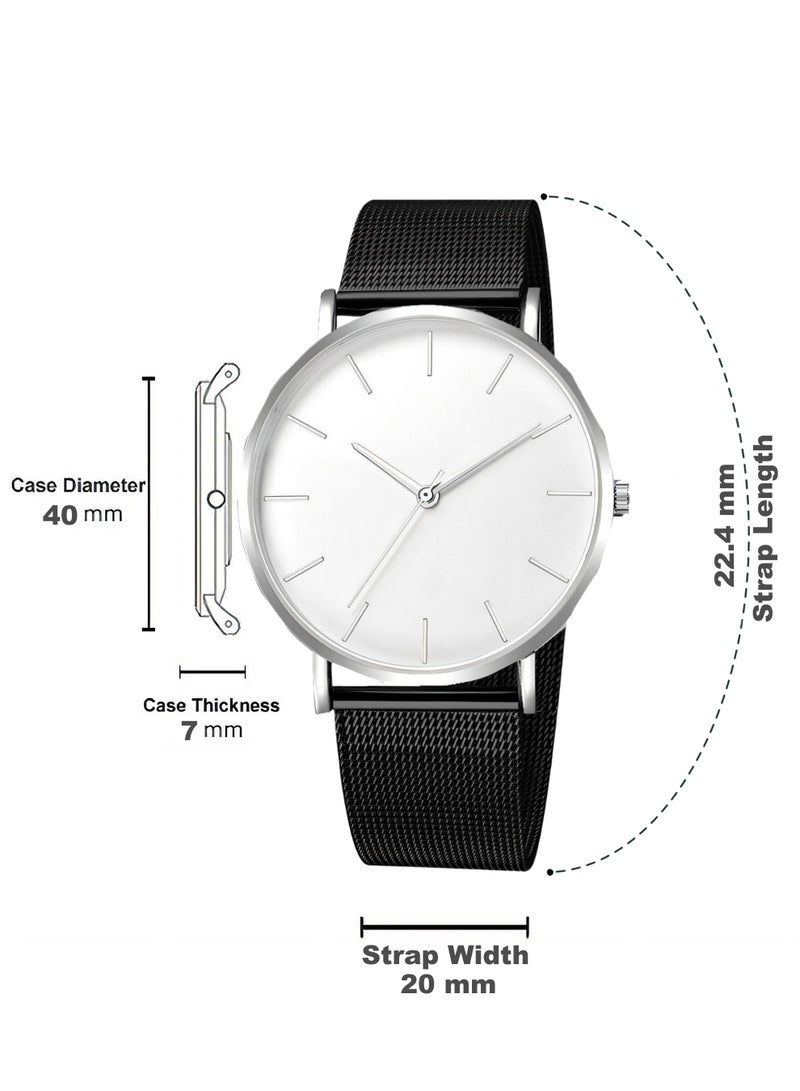 Men's Fashion Style Quartz Analog Watch - Image 3