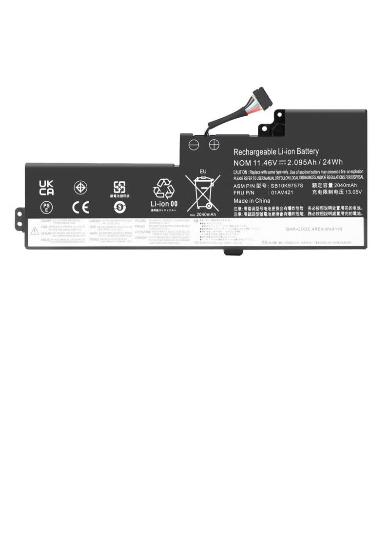 Reacon Battery (11.4V/24Wh) 01AV420/01AV421 Laptop Battery For Lenovo ThinkPad T470/T480/A475/A485/TP25 Series Notebook 01AV419/01AV489/SB10K97576/SB10K97577/SB10K97578) - Image 2