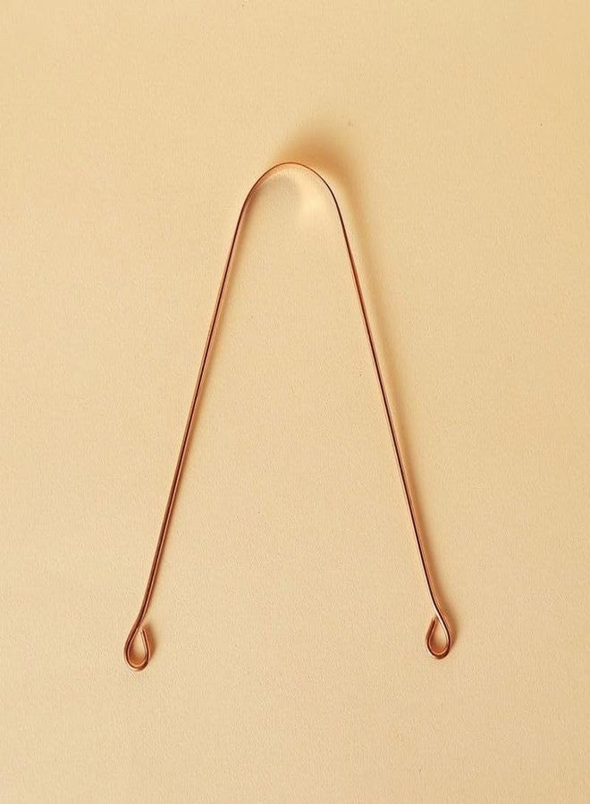 روليمولي منظف اللسان النحاسي الحساس من روليمولي للرجال والنساء البالغين. يزيل البلاك من اللسان. نفس منعش. منظف لجميع أنواع اللسان. عبوة من قطعة واحدة. - Image 4