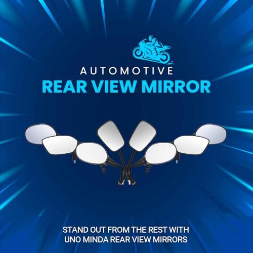 Uno Minda RV-2011L Shatterproof Glass Rear View Mirror-Left Hand for TVS Jupiter Classic - Image 5