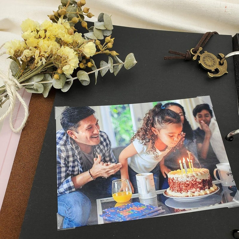 MeFacys Photo Corners 400 Pcs Clear Self-Adhesive Picture Mounting Corner Stickers for DIY Scrapbook, Album, Journal, 400 Pcs/Pack. - Image 3