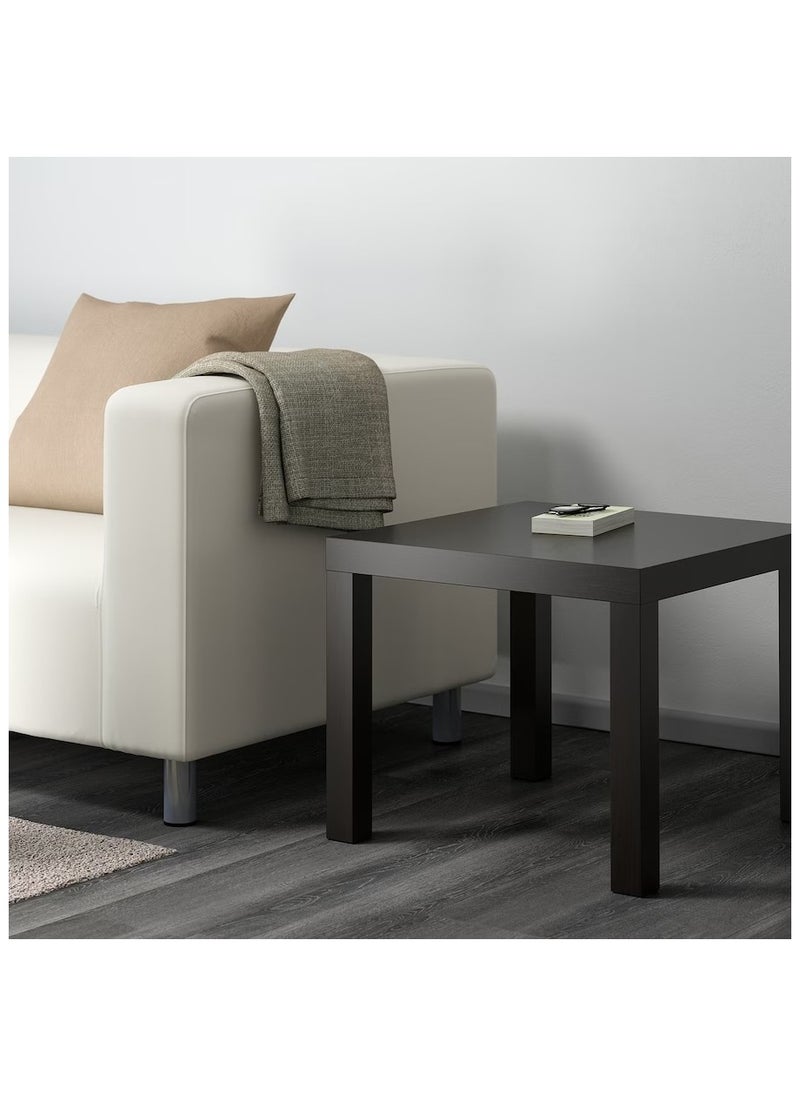Generic Side Table Black Brown 55X55 Cm  - Image 2