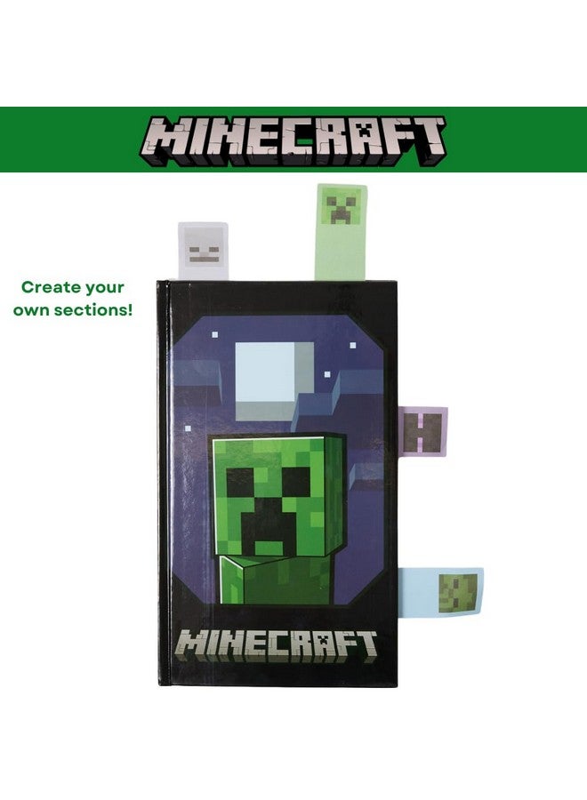Innovative Designs Minecraft Stationery Set for Kids, Minecraft Journal, Stickers, Ballpoint Pen, Sticky Tabs, 60 Lined Pages - Image 5