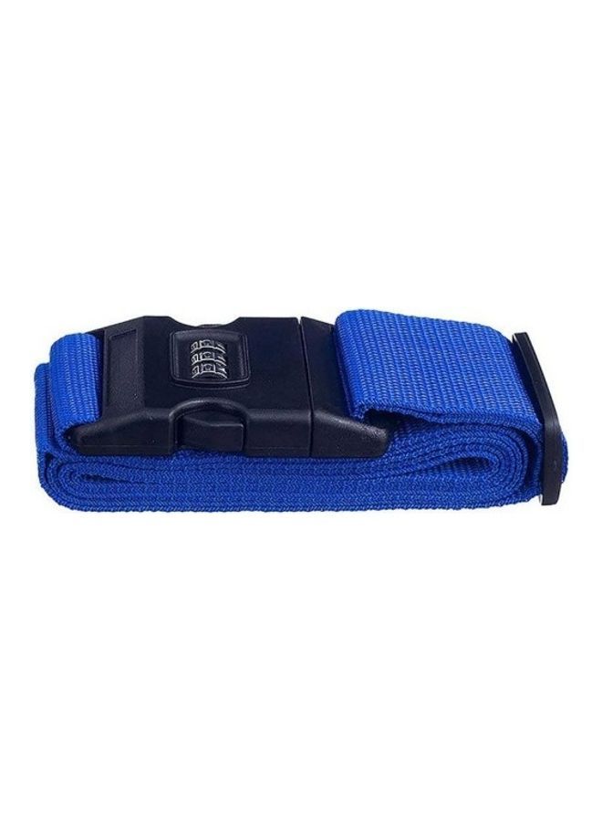 NIBEMINENT 2-Piece 3-Digit Lock Combination Luggage Belt Set Blue  - Image 4