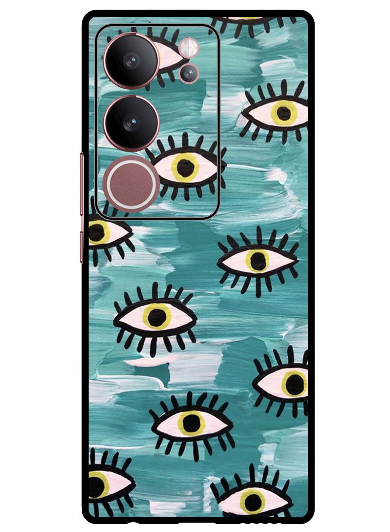 Theodor Protective Case Anti Scratch Shock Proof Bumper Cover For Vivo V29 - V29 Pro Eyes - Image 1