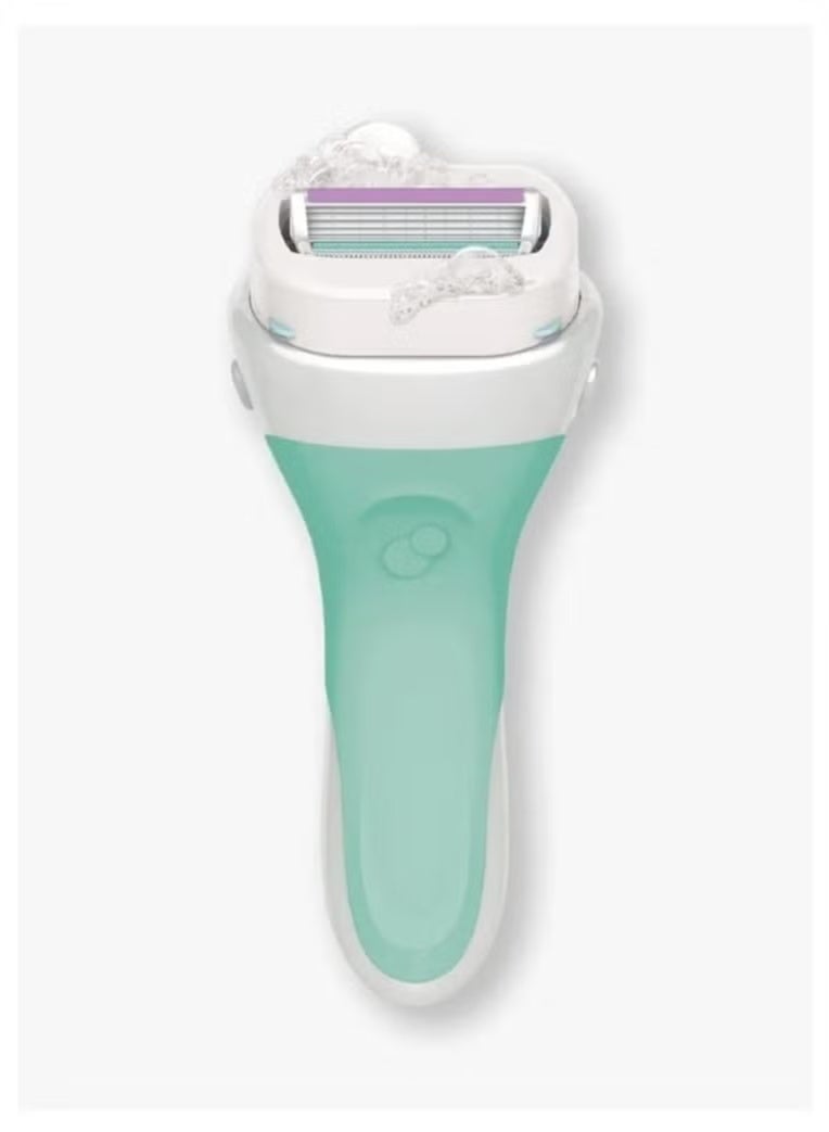 schick Intuition Sensitive Care Razor With Blade Set Green - Image 2