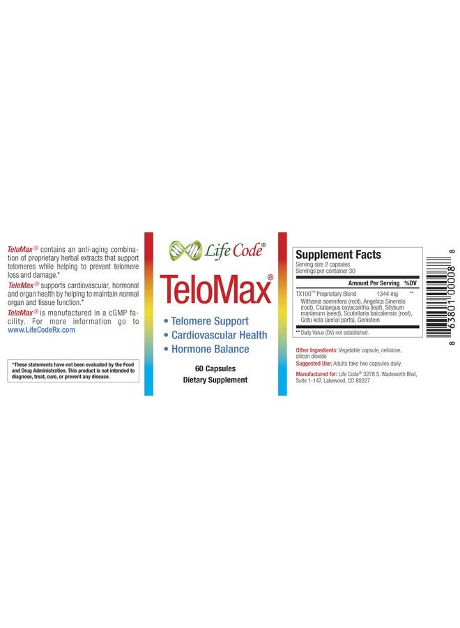 Lifecode Life Code TeloMax - Telomere Supplement Promotes Healthy Cellular Function - Image 3