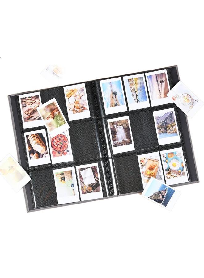 Ncl Japan Nakabayashi 3-Inch Instant Photo Album With 252 Mini Insert Pages Vertical Photo Book White Tcpk 252-Pw/Ec - Image 2