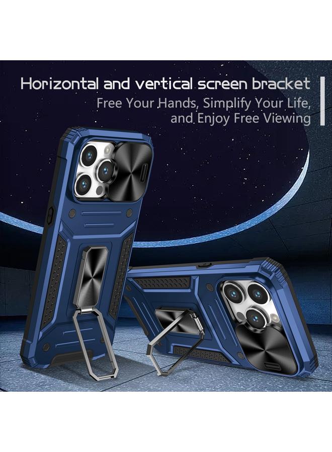 S-TOP Case For iPhone 14 Pro Max Camshield Robot TPU Hybrid PC Phone Case - Image 5