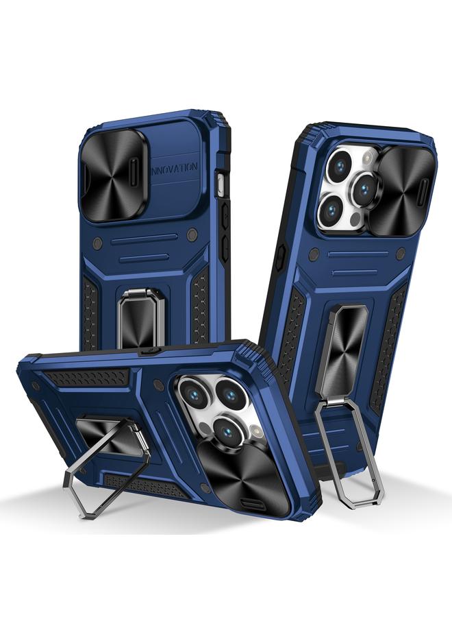 S-TOP Case For iPhone 14 Pro Max Camshield Robot TPU Hybrid PC Phone Case - Image 1