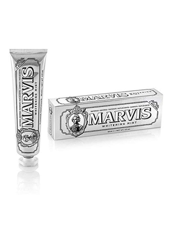 Marvis معجون أسنان مارفيس المبيض بنكهة النعناع 2 عبوة (2 × 85 مل) | يزيل البقع وينعش النفس - Image 2
