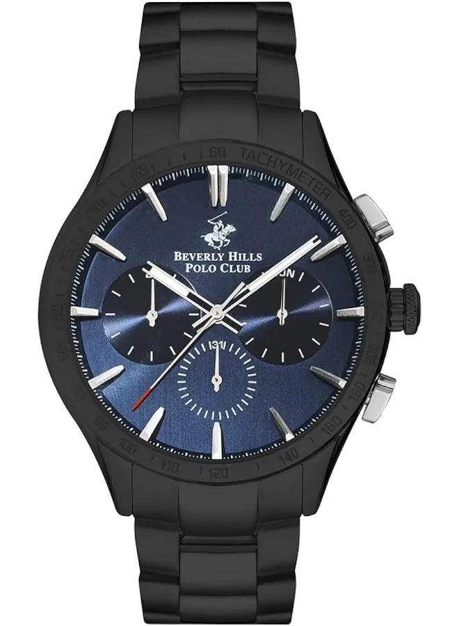 BEVERLY HILLS POLO CLUB BEVERLY HILLS POLO CLUB Men's Multi Function Dark Blue 295C V.Brush Dial Watch - BP3250X.690