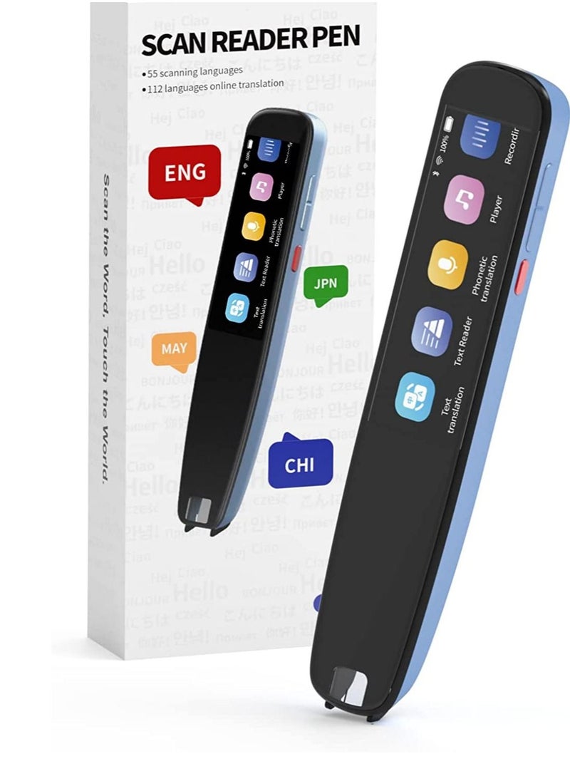 Rabos - Scan Reader, Translation Pen, 112 Language Portable Translator, OCR Scanner, Text to Speech, Smart Recording, Text Except for Learning, Dyslexia, Meeting Recording - Image 1