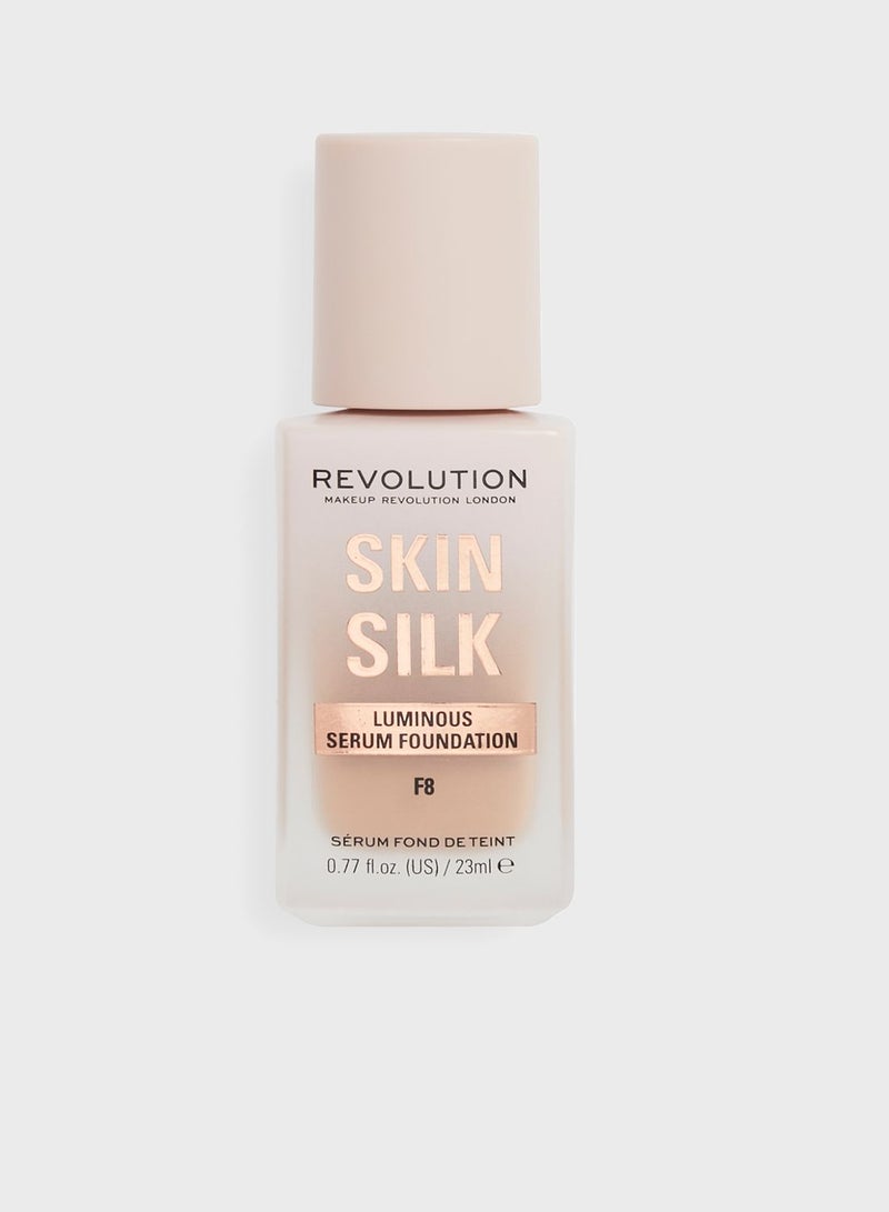 REVOLUTION Skin Silk Serum Foundation F8 - Image 3