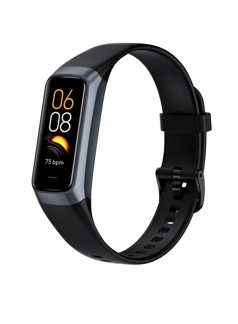 C60 Fitness Bracelet With Bluetooth, Waterproof Multifunctional Stylish Smart Band, Sturdy And Durable Smart Watch With Pressure Heart Rate Monitoring, (1pc, Black) - Image 1