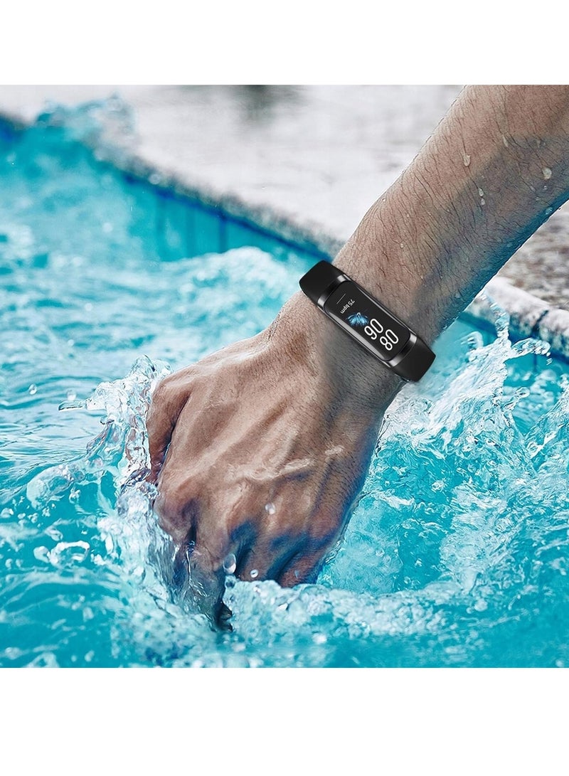 C60 Fitness Bracelet With Bluetooth, Waterproof Multifunctional Stylish Smart Band, Sturdy And Durable Smart Watch With Pressure Heart Rate Monitoring, (1pc, Black) - Image 4