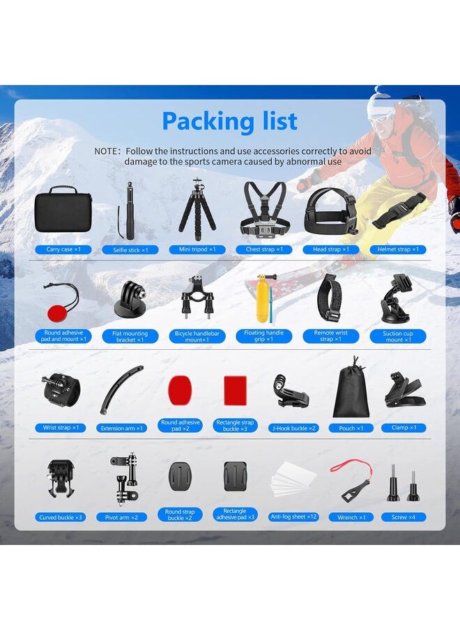 PROMAGE Promage 50 in 1 Accessories for GoPro Camera (AWP004288)  - Image 3