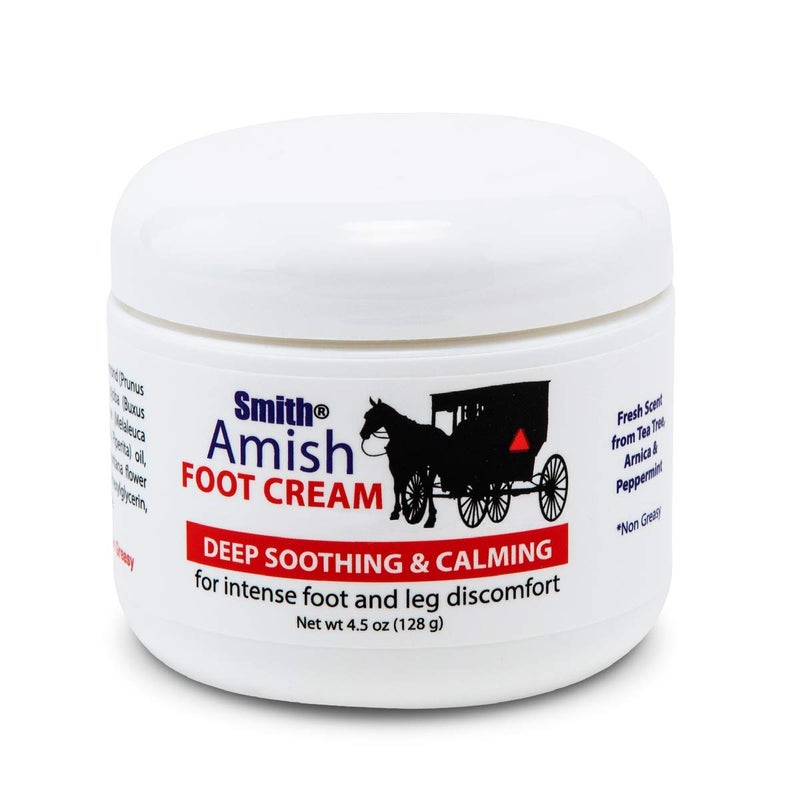 Smith Amish Foot Cream, Deep Soothing and Calming to Foot and Legs. 4.5 oz - Image 1