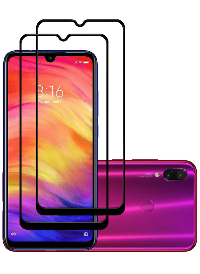 ACLIX 2 Pieces Antistatic ESD Dustproof Premium Quality High Definition Tempered Glass Screen Protector Designed For Xiaomi Redmi Note 7 - Image 1