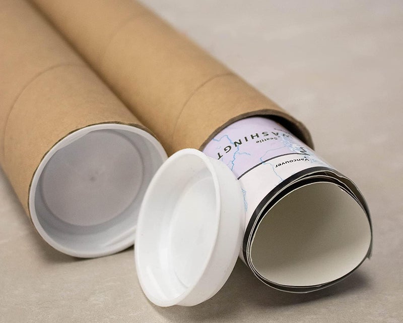 MagicWater Supply Mailing Tube - 3 in x 24 in - Kraft - 1 Pack - for Shipping and Storage of Posters, Arts, Crafts, and Documents - Image 5