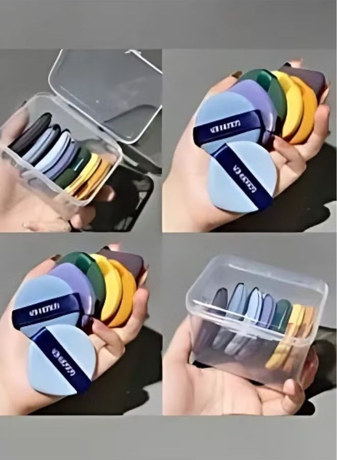 Generic 7pcs makeup sponge, double-sided for perfect blending, ideal for smooth and natural coverage, makeup, face powder, foundation.  - Image 5