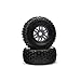 ARRMA 18 dBoots Fortress FrontRear 2433 PreMounted Tires 17mm Hex Gunmetal 2 ARA550069 - Image 2