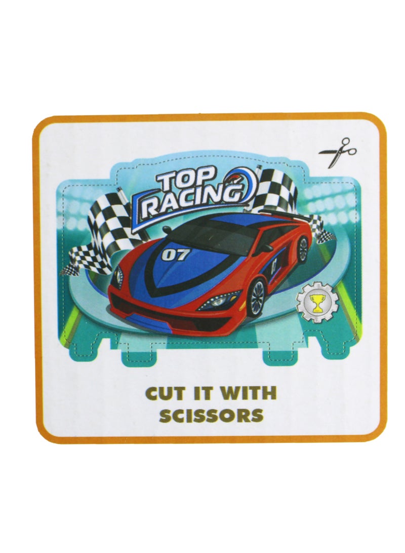 مجموعة ألعاب سيارة السكك الحديدية المنزلقة ممتعة تعليمية للأطفال - Image 3