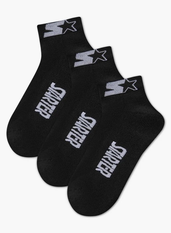 Starter Starter Men Socks Ankle Length - Set of 3