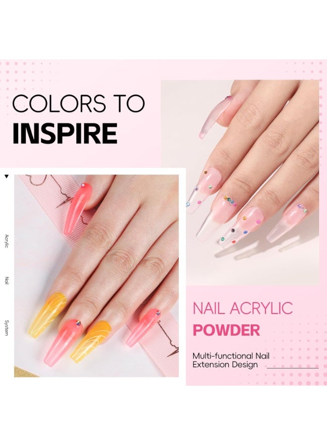 Bukela Acrylic Nail Kit for Beginners with Everything Nails Kit Acrylic Set with Drill and U V Light Professional Glitter Powder Decorations Rhinstones DIY Gifts for Women - Image 4