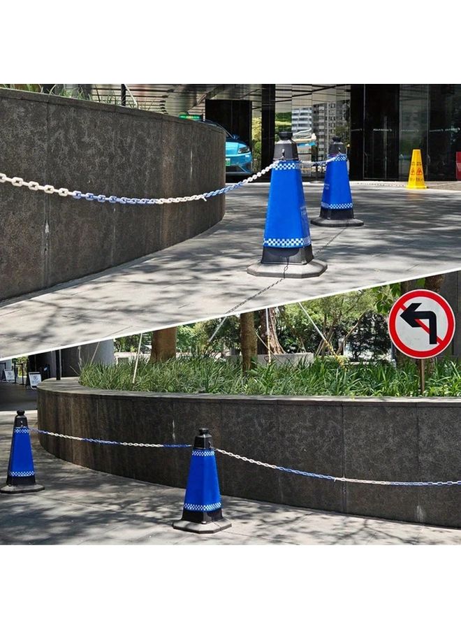 Red White 13ft Heavy Duty Safety Barrier Chain For Crowd Control - Image 5