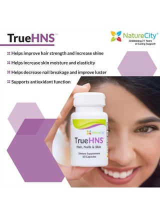 True-HNS Hair Skin Nail Cynatine Keratin Supplement - Hair Skin & Nails Support 60 Veggie Capsules - pzsku/ZC85547D458F832B048AEZ/45/_/1683615148/60ff07ad-40e9-4b41-9df8-20b51bc5699a