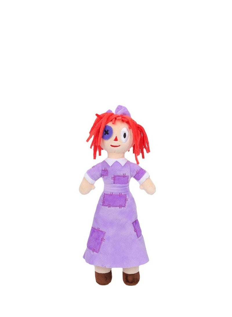 XiuWoo The  Amazing Digital Circus Plush Doll - Cute Cartoon  Stuffed Animal Plushie Doll Perfect Pomni Jester Collectible Toy for Kids and Fans Ideal Birthday Gift  30cm - Image 1